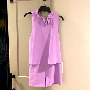 Halter lilac romper